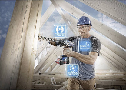 Bosch Professional GSR 18V-110 C Accu Schroefboormachine Bluetooth 18V Basic Body - 06019G0108